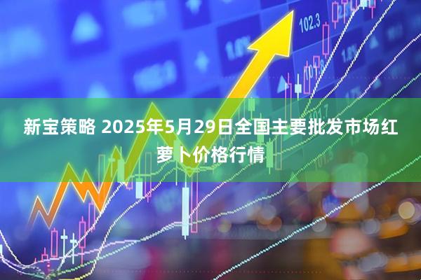 新宝策略 2025年5月29日全国主要批发市场红萝卜价格行情