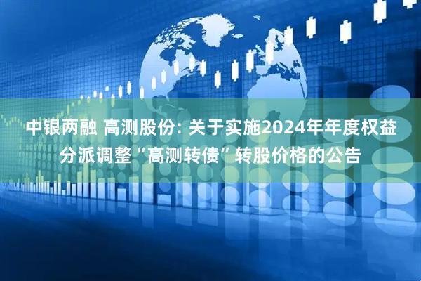 中银两融 高测股份: 关于实施2024年年度权益分派调整“高测转债”转股价格的公告