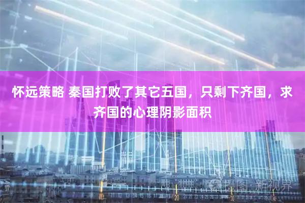 怀远策略 秦国打败了其它五国，只剩下齐国，求齐国的心理阴影面积